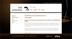 Desktop Screenshot of cafe-blind-date.de